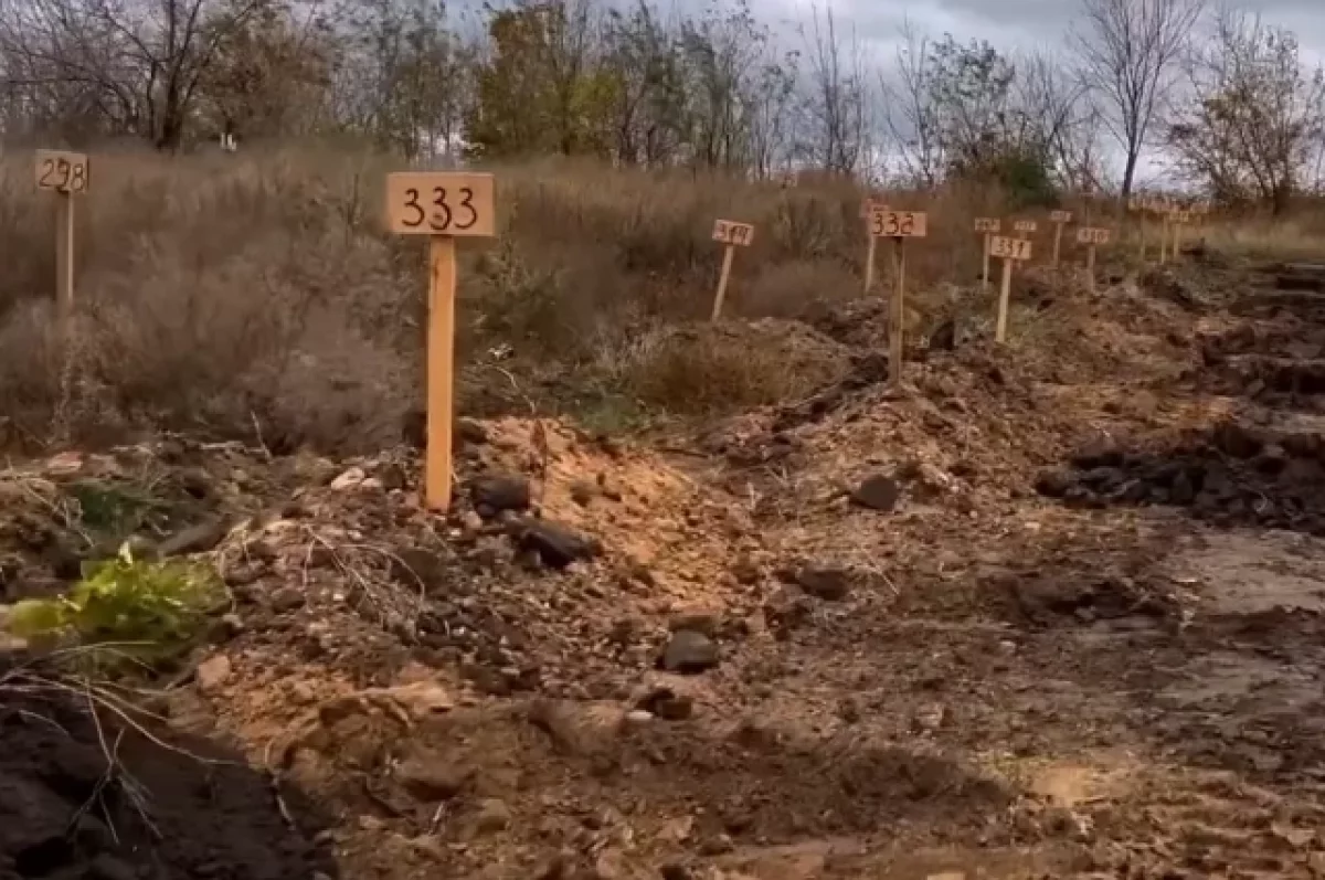 В Сети опубликовали видео кладбища, появившегося за год под Краматорском