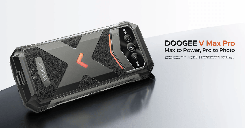 Анонсирован защищённый смартфон Doogee V Max Pro с Dimensity 7050 и батареей на 22 000 мА·ч