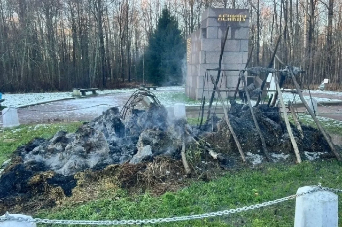 В Петербурге завели уголовное дело по факту уничтожения  шалаша Ленина