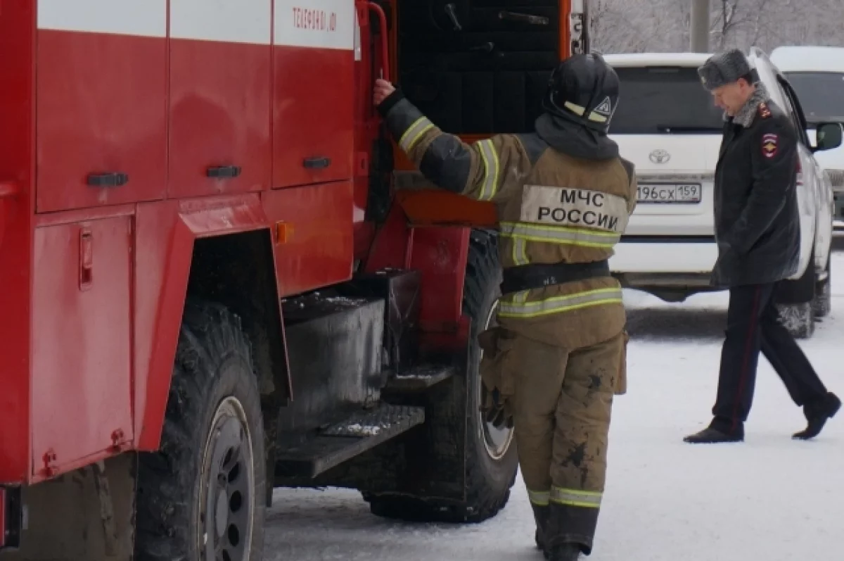 В Каменском районе Ростовской области тушат крупный пожар на промобъекте