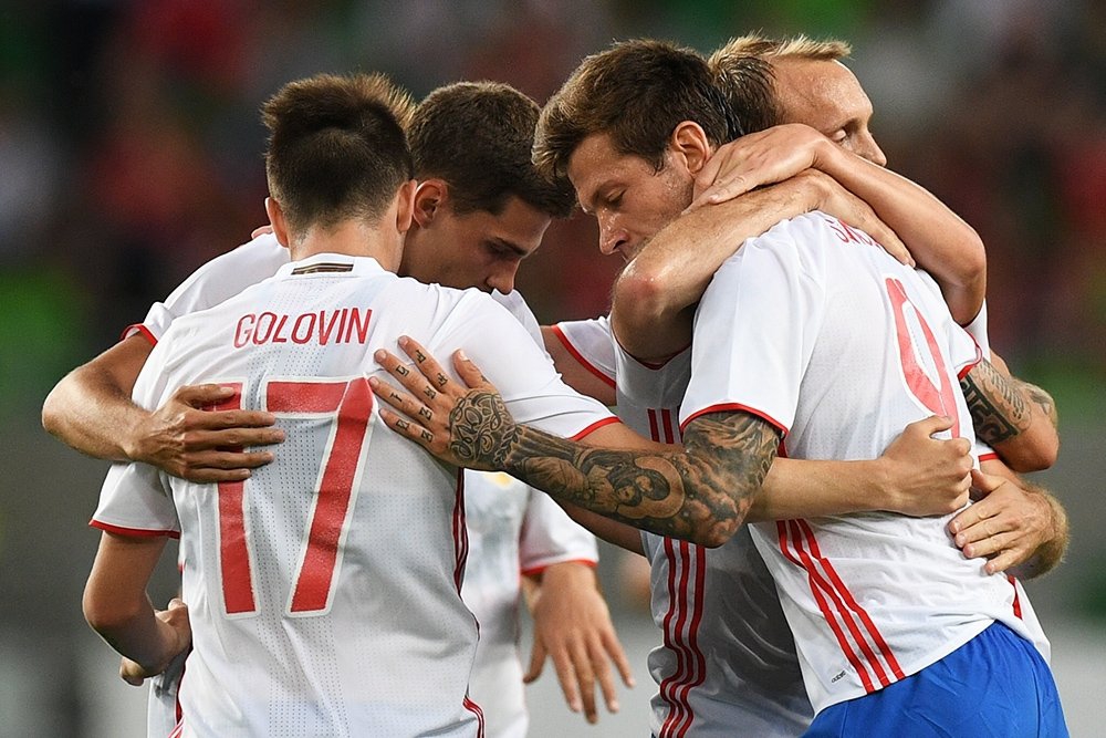 Сборная России разгромила венгров в товарищеском матче