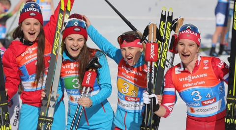 Российская лыжница выиграла вторую медаль на чемпионате мира в Австрии