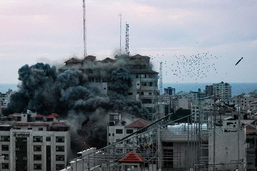 Армия Израиля ударила по «Палестинской Башне» в секторе Газа
