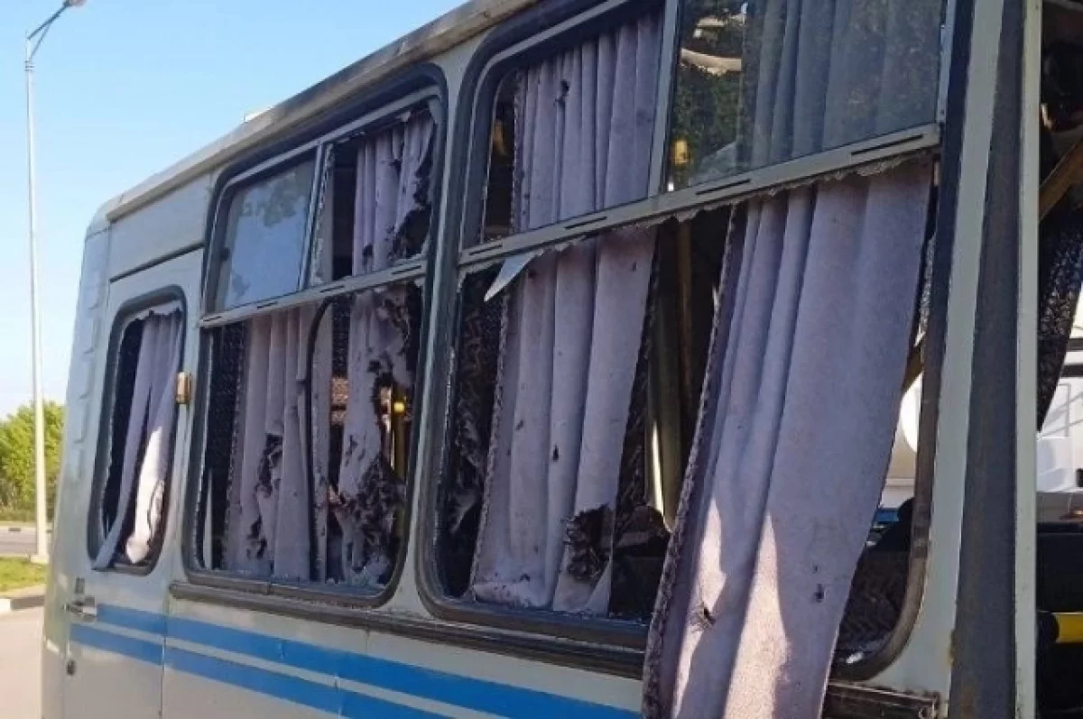 Гладков: при атаке БПЛА на автобус в Белгородской области пострадал мужчина