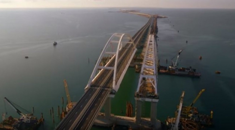 «Будем преследовать всех»: украинские компании уличили в строительстве Крымского моста